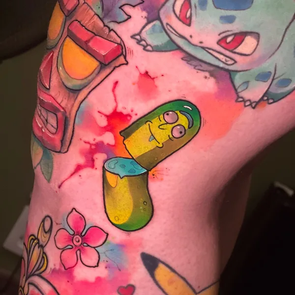 Abstract tattoo by Антон Ковригин (Yellow Dog) in Краснодар