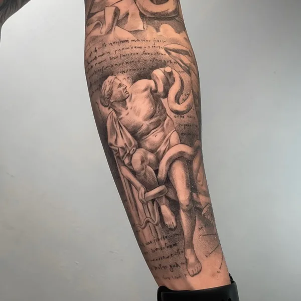 Realism tattoo by Alex Uragan in Moscow