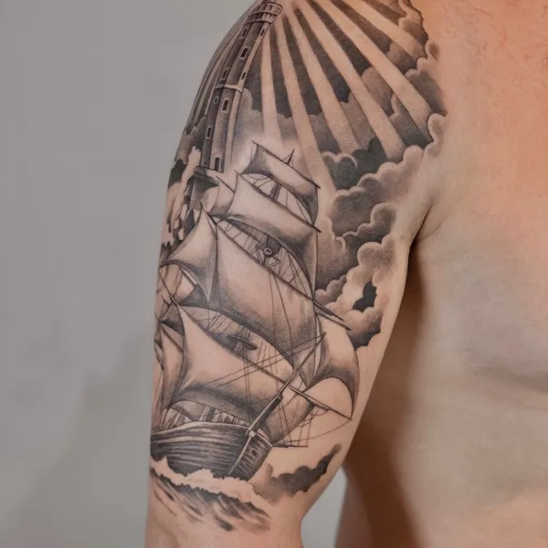 Realism tattoo by Alex Uragan in Moscow