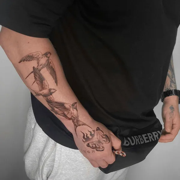 Realism tattoo by Alex Uragan in Moscow
