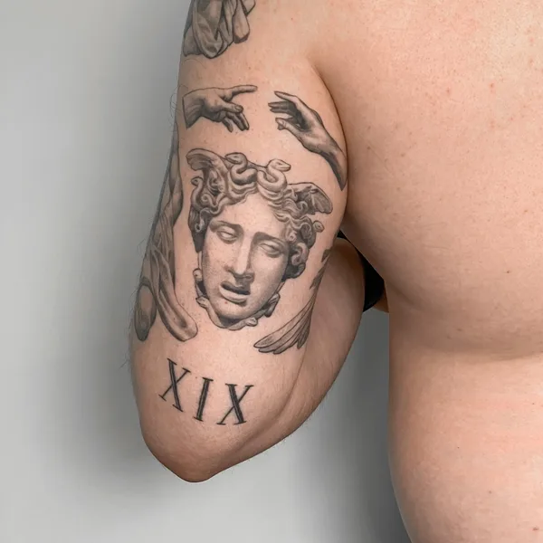 Realism tattoo by Alex Uragan in Moscow