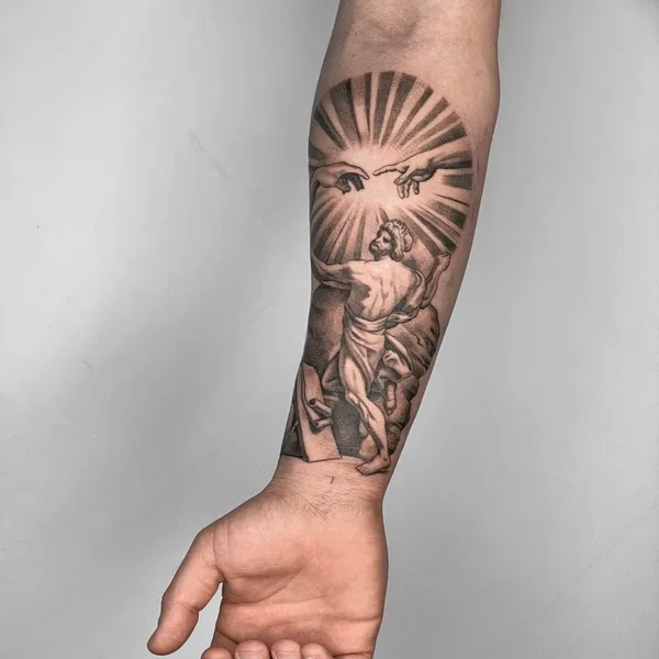 Realism tattoo by Alex Uragan in Moscow