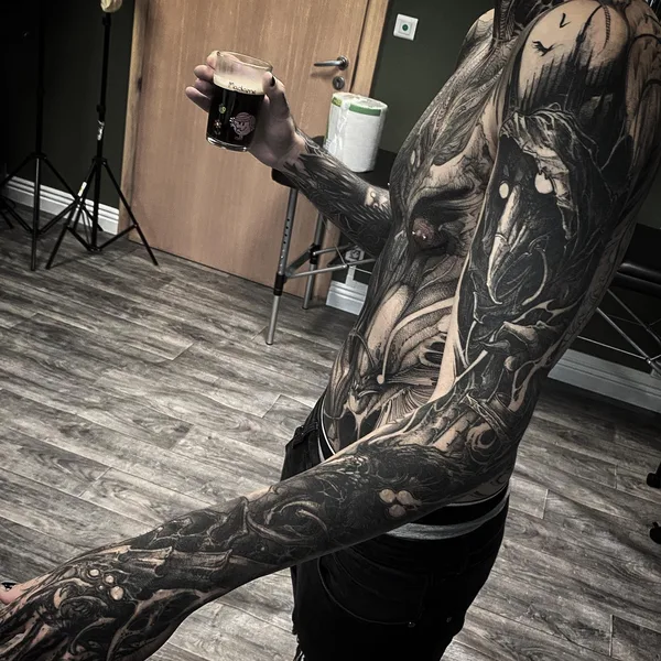 Horror tattoo by Leny Tusfey