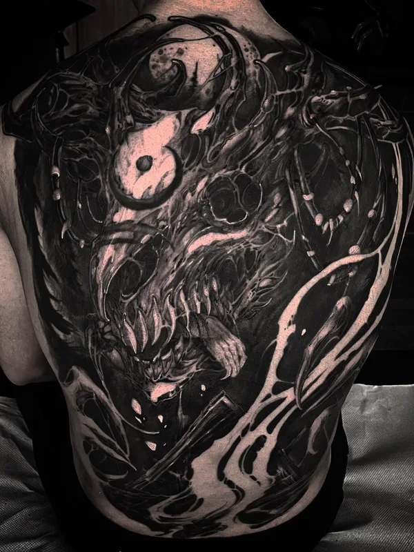 Horror tattoo by Leny Tusfey