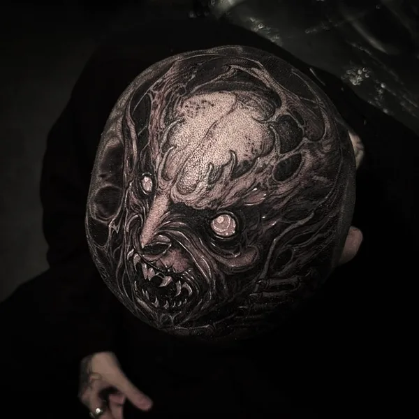 Horror tattoo by Leny Tusfey