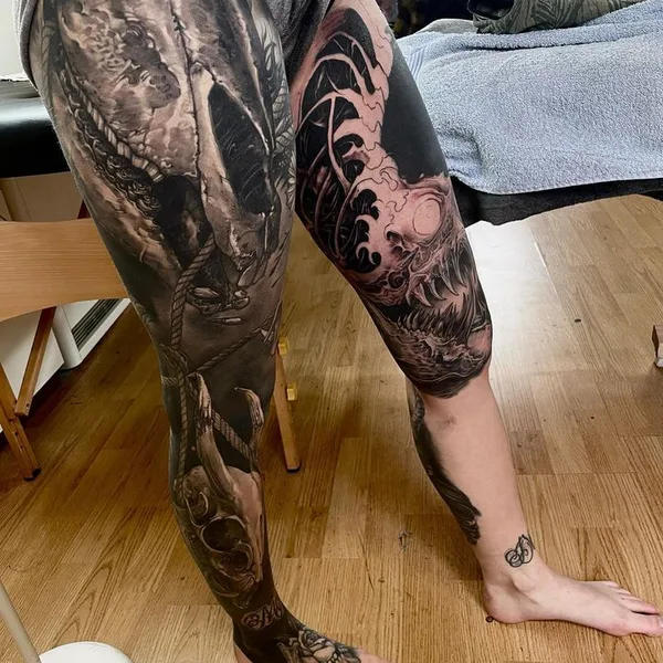 Realism tattoo by Piotr Polak