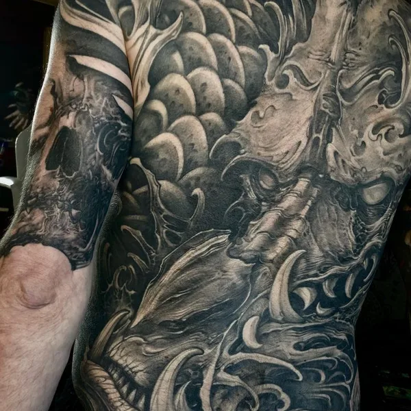 Realism tattoo by Piotr Polak
