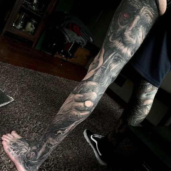 Realism tattoo by Piotr Polak