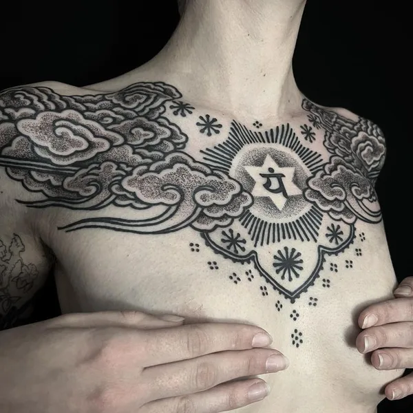 Oriental tattoo by Jeremie Kergroach in Bruxelles