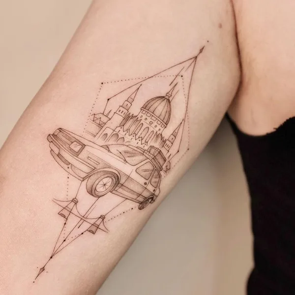 miniature tattoo by dashatattooer in Antwerpen