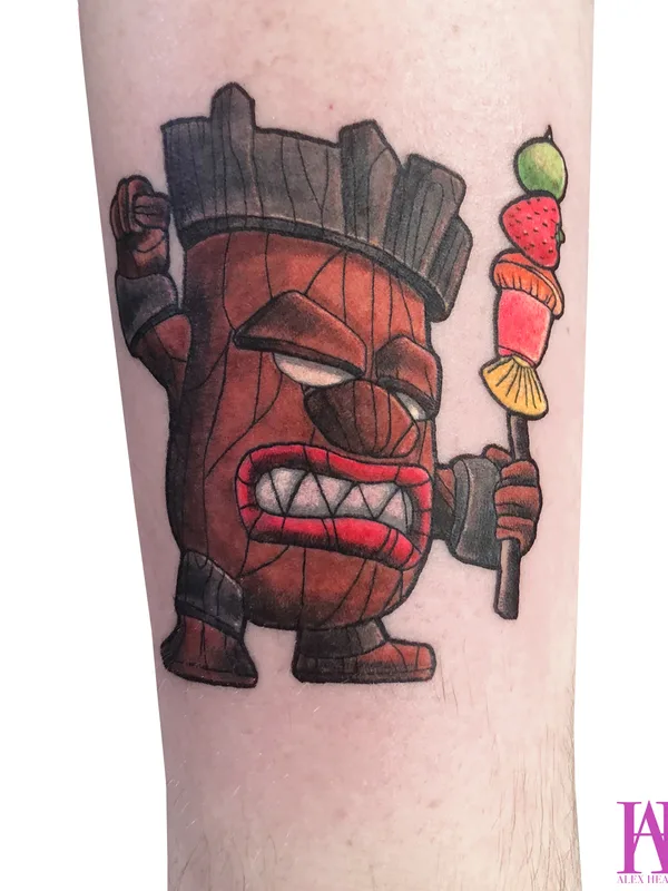 color cartoon татуировка на forearm #68249 | Тату мастер Alex Heart