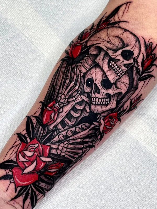 color neo traditional татуировка на forearm #40185 | Тату мастер Angelo Parente