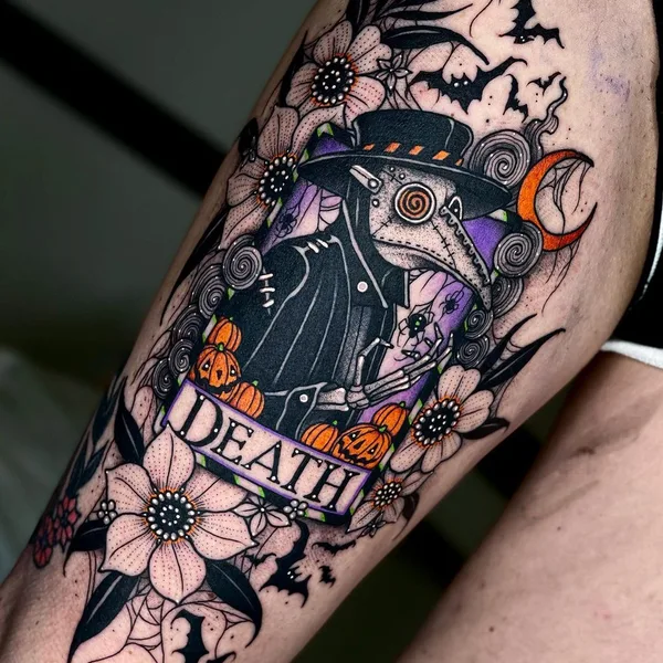 Graphic tattoo by Angelo Parente in Scranton
