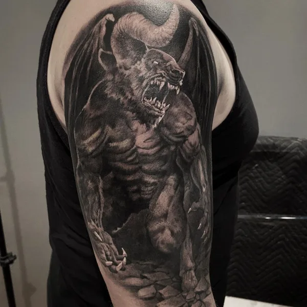 Хоррор tattoo by Matt Mrowka in New York City