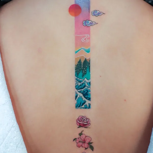 Oriental tattoo by Jing in Los Angeles