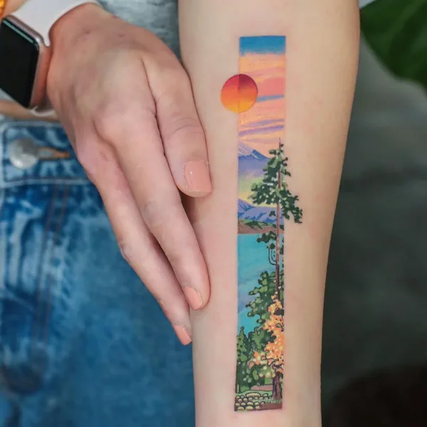 Oriental tattoo by Jing in Los Angeles