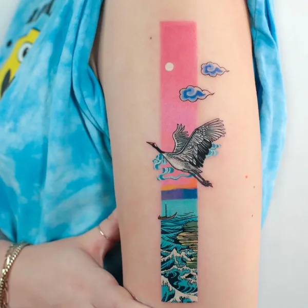 Oriental tattoo by Jing in Los Angeles