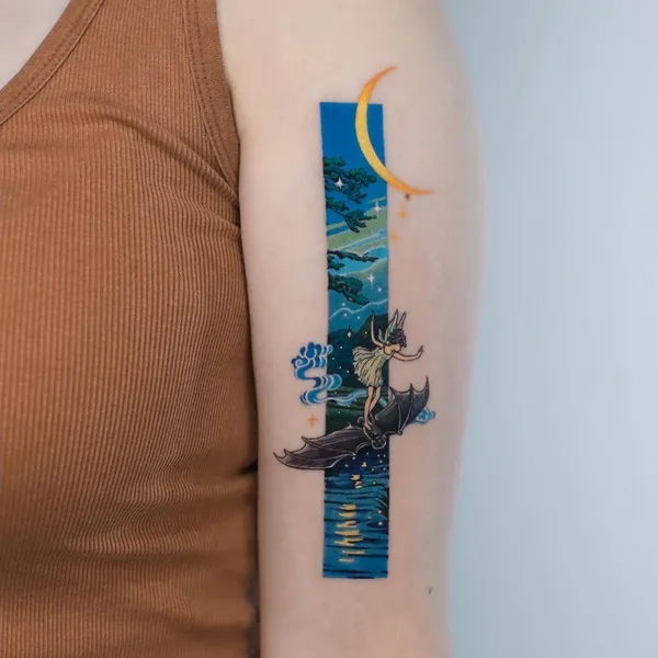 Oriental tattoo by Jing in Los Angeles