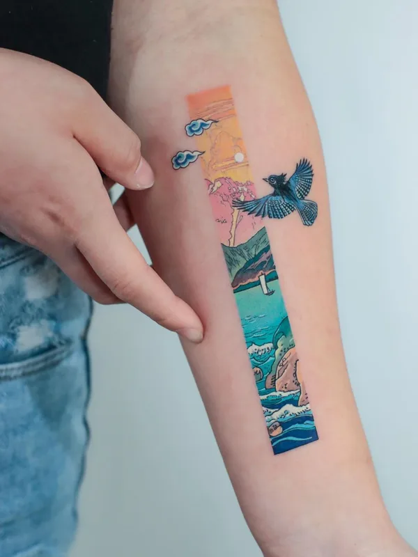 color japanese tattoo on forearm #40213 | Tattoo Artist Jing