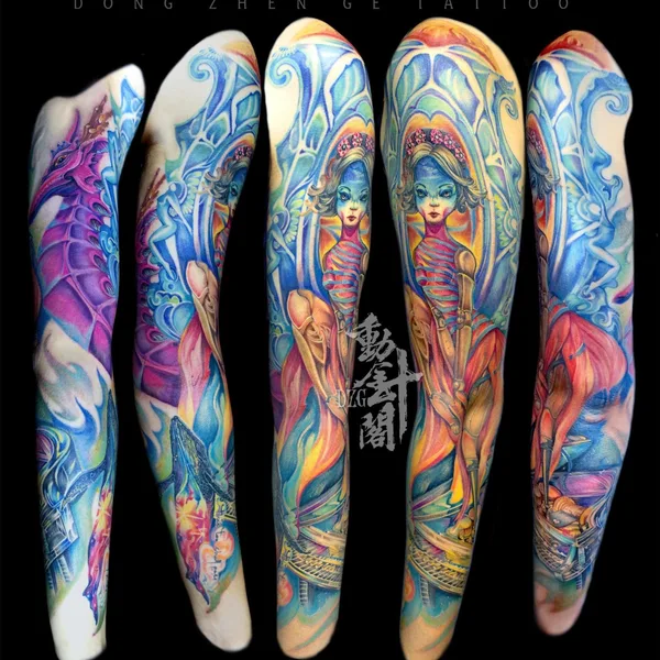 Realism tattoo by Lu Xin in Wuhan