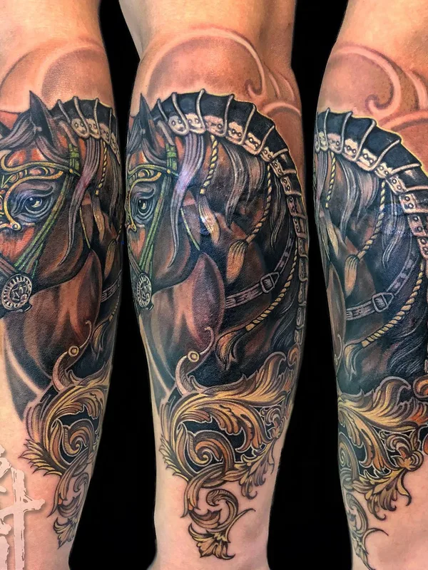 color realism tattoo on forearm #55006 | Tattoo Artist Lu Xin