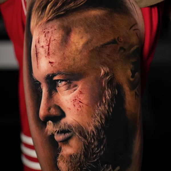 Портретная tattoo by Luigi Mansi in Latina