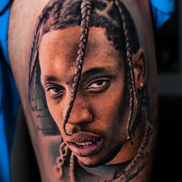 Портретная tattoo by Luigi Mansi in Latina