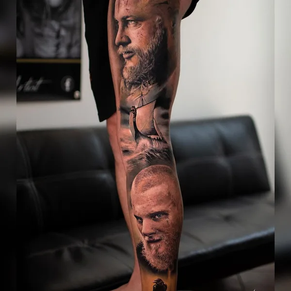 Портретная tattoo by Luigi Mansi in Latina