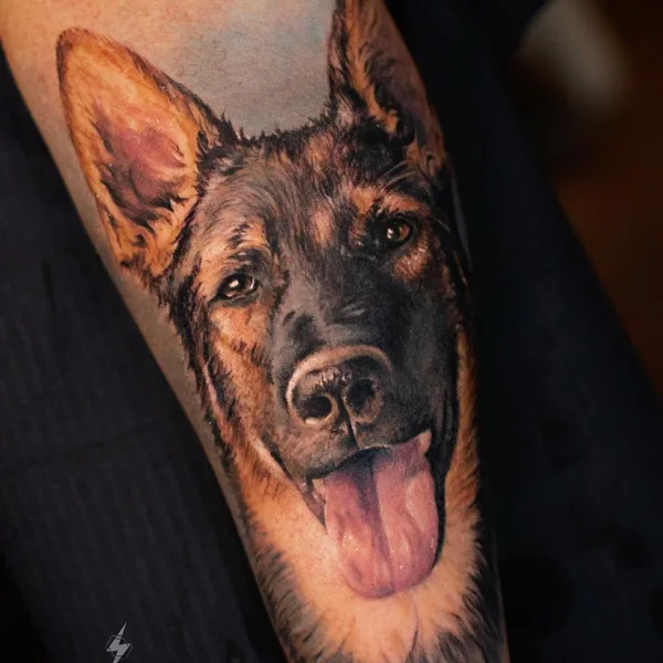 Портретная tattoo by Luigi Mansi in Latina