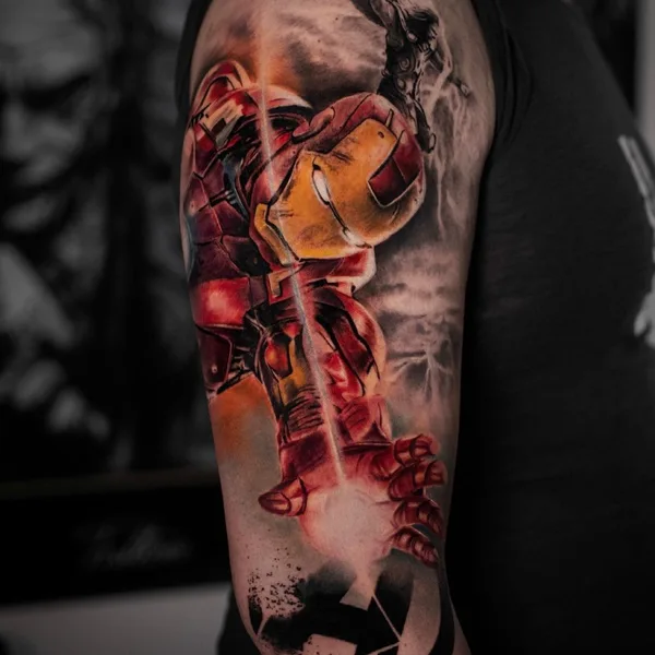 Портретная tattoo by Luigi Mansi in Latina