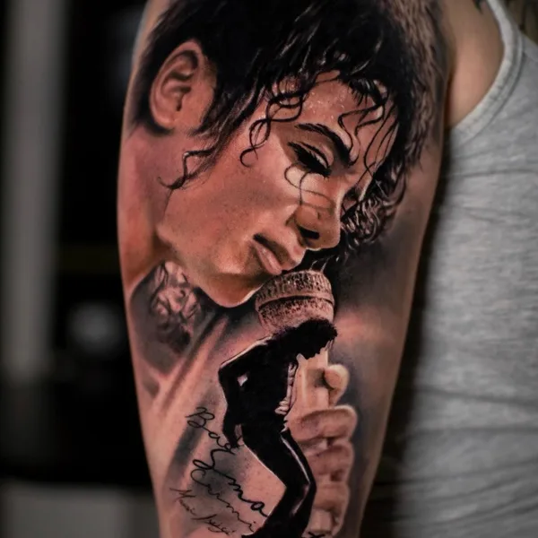 Портретная tattoo by Luigi Mansi in Latina