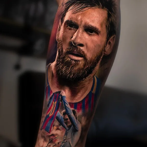 Портретная tattoo by Luigi Mansi in Latina
