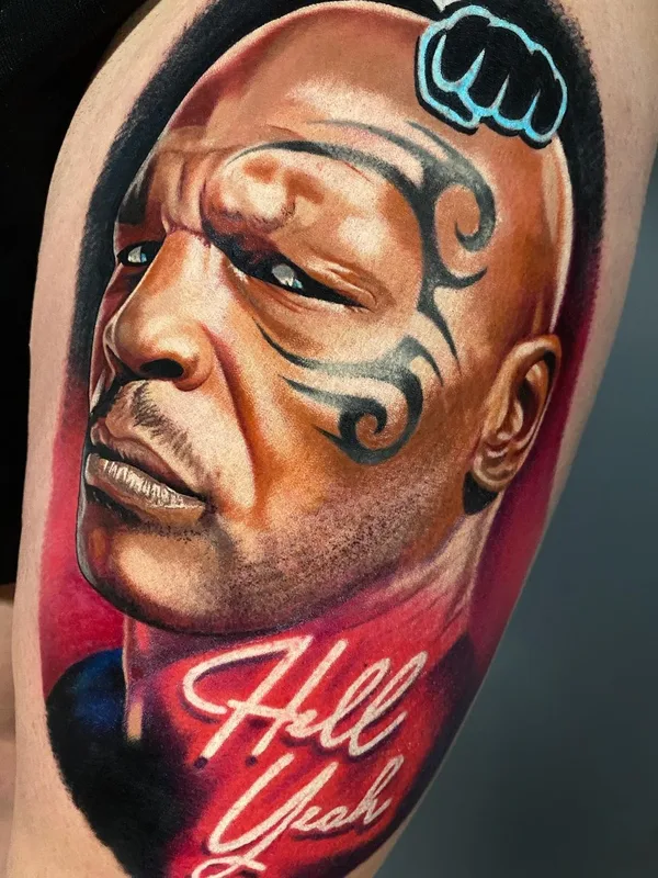 color realism tattoo auf thigh #41428 | Tätowierer Melek Taştekin