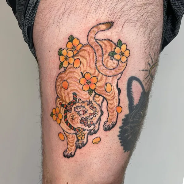 Oriental tattoo by Horimaroo in London
