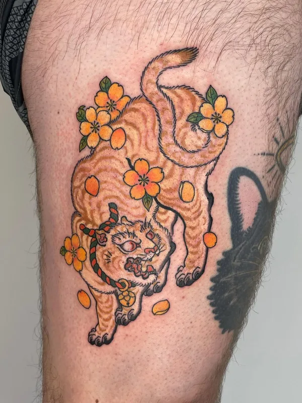 Oriental tattoo by Horimaroo in London