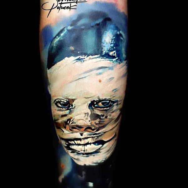 Realism tattoo by Samuel Potucek in Bratislava