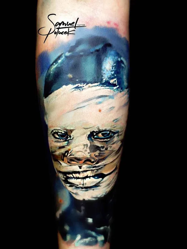 Realism tattoo by Samuel Potucek in Bratislava