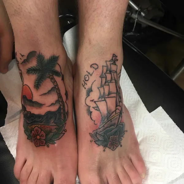 Traditional tattoo by Алексей in Moscow
