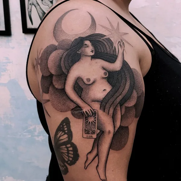 Author's Style tattoo by Yara Floresta in Curitiba