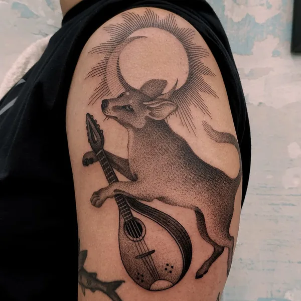 Author's Style tattoo by Yara Floresta in Curitiba