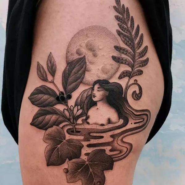 Author's Style tattoo by Yara Floresta in Curitiba