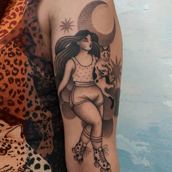 Author's Style tattoo by Yara Floresta in Curitiba