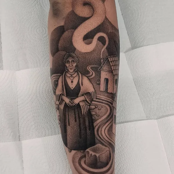 Author's Style tattoo by Yara Floresta in Curitiba