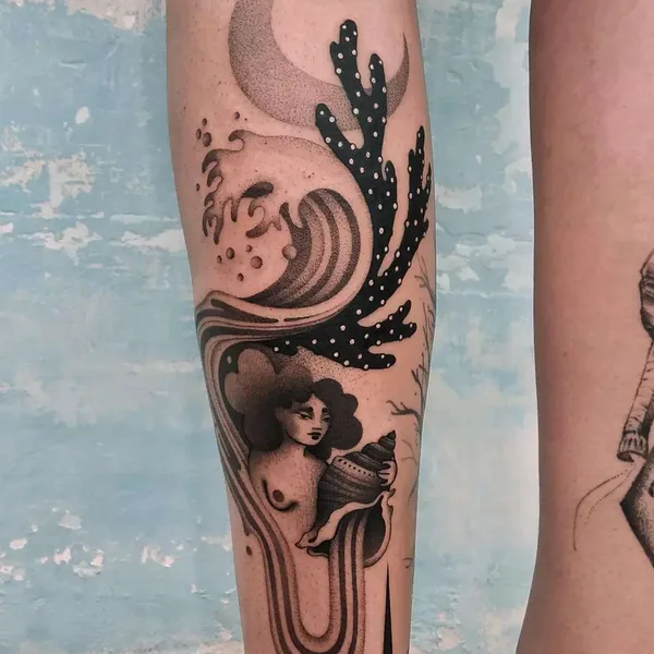 Author's Style tattoo by Yara Floresta in Curitiba