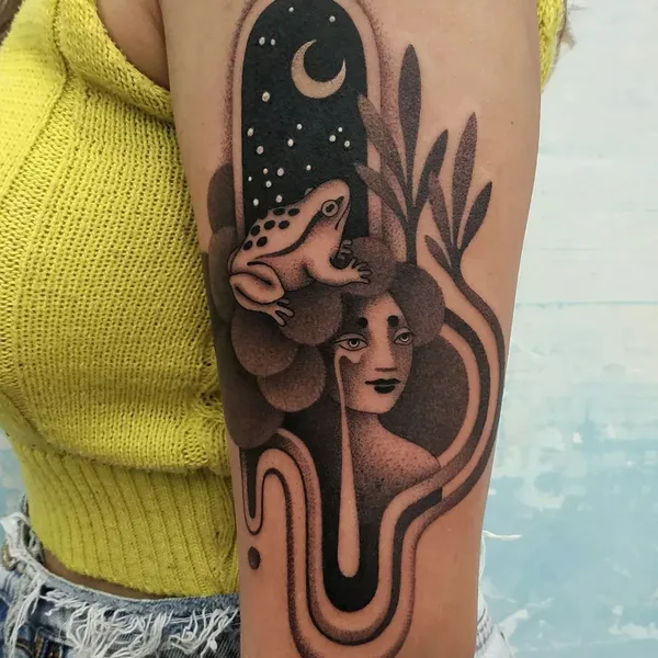 Author's Style tattoo by Yara Floresta in Curitiba