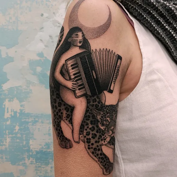 Author's Style tattoo by Yara Floresta in Curitiba