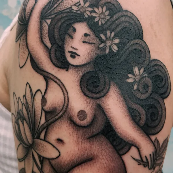 Author's Style tattoo by Yara Floresta in Curitiba