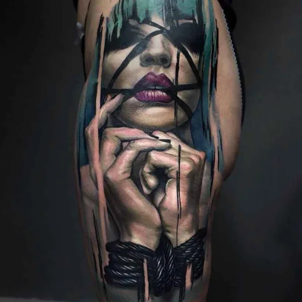 Realism tattoo by Charles Huurman in Valencia