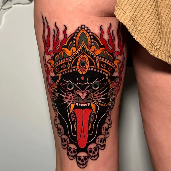 Old School tattoo by Andrea Veronesi in Giussano