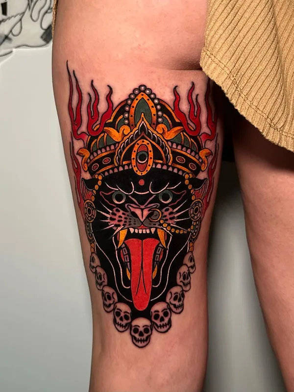 Old School tattoo by Andrea Veronesi in Giussano